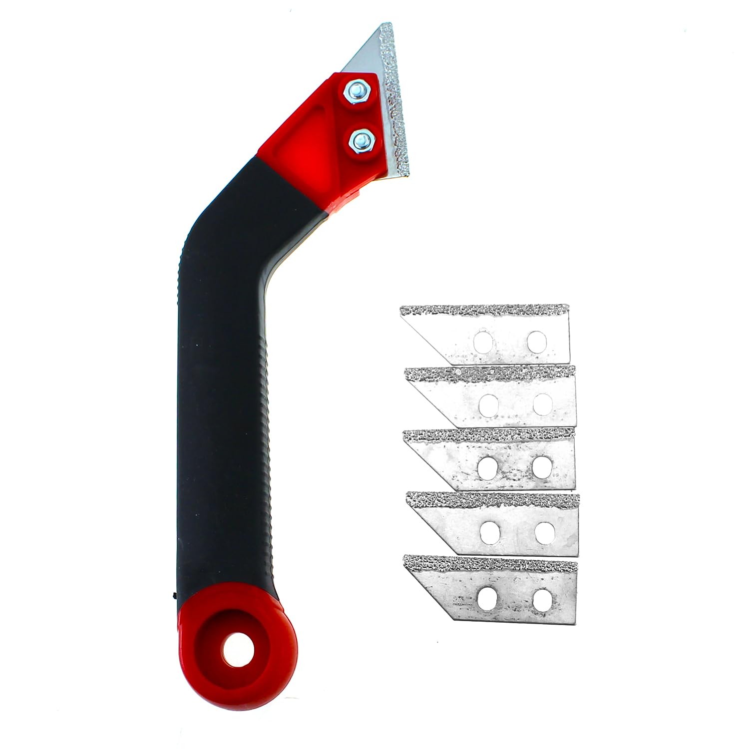 Plastic Caulking Removal Tool with Metal Replacement Blade Set Bevel Saw Scra…