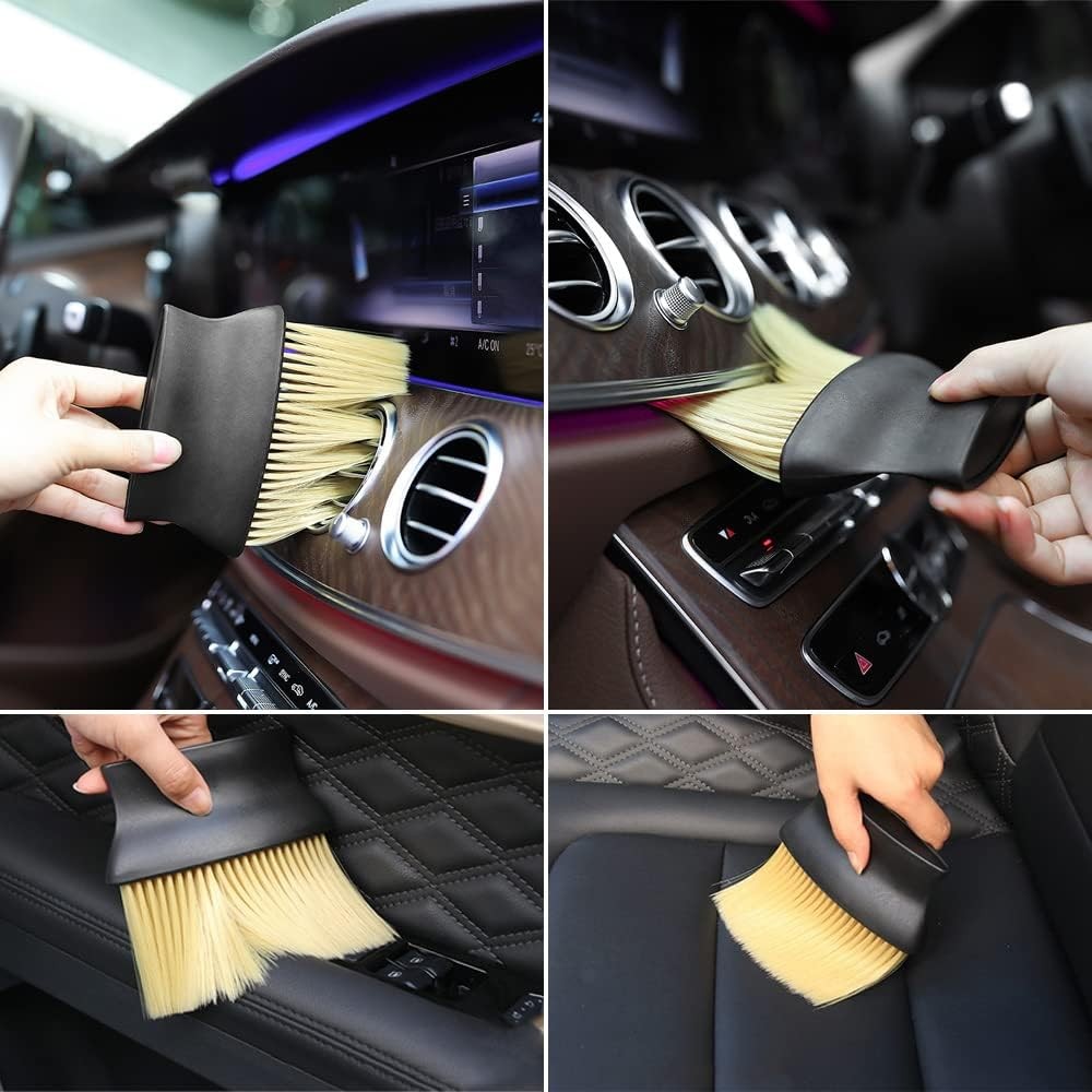 1pc Auto Interior Dust Brush, Car Cleaning Brushes Duster