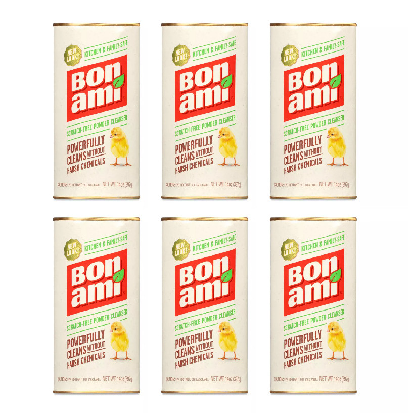 Bon Ami Cleaning Powder 14 oz container ( pack of 6 )