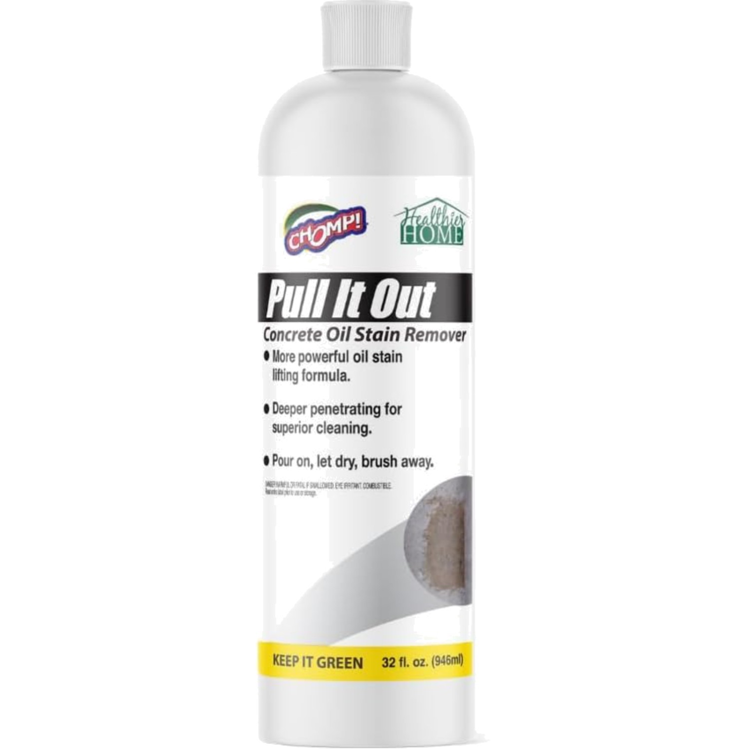Chomp Concrete Oil Stain Remover 32 Fl Oz Garage Driveway