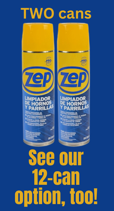 Zep Heavy-Duty Oven and Grill Cleaner WITH SPANISH LABELS 19 oz. Case/2 ESPANOL