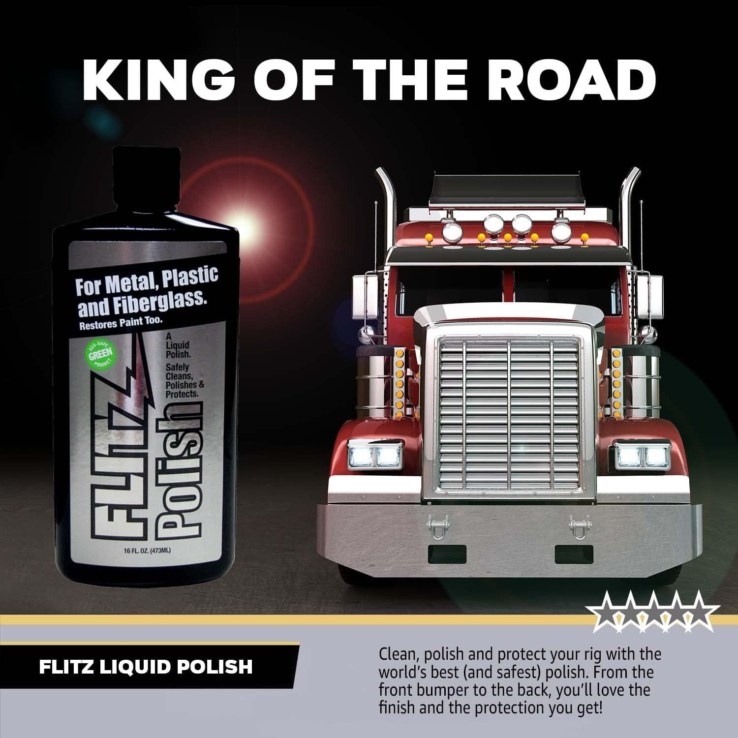 Multi Purpose Metal Polish Liquid – 16oz Bottle of -Made Tarnish Remover – Fo…