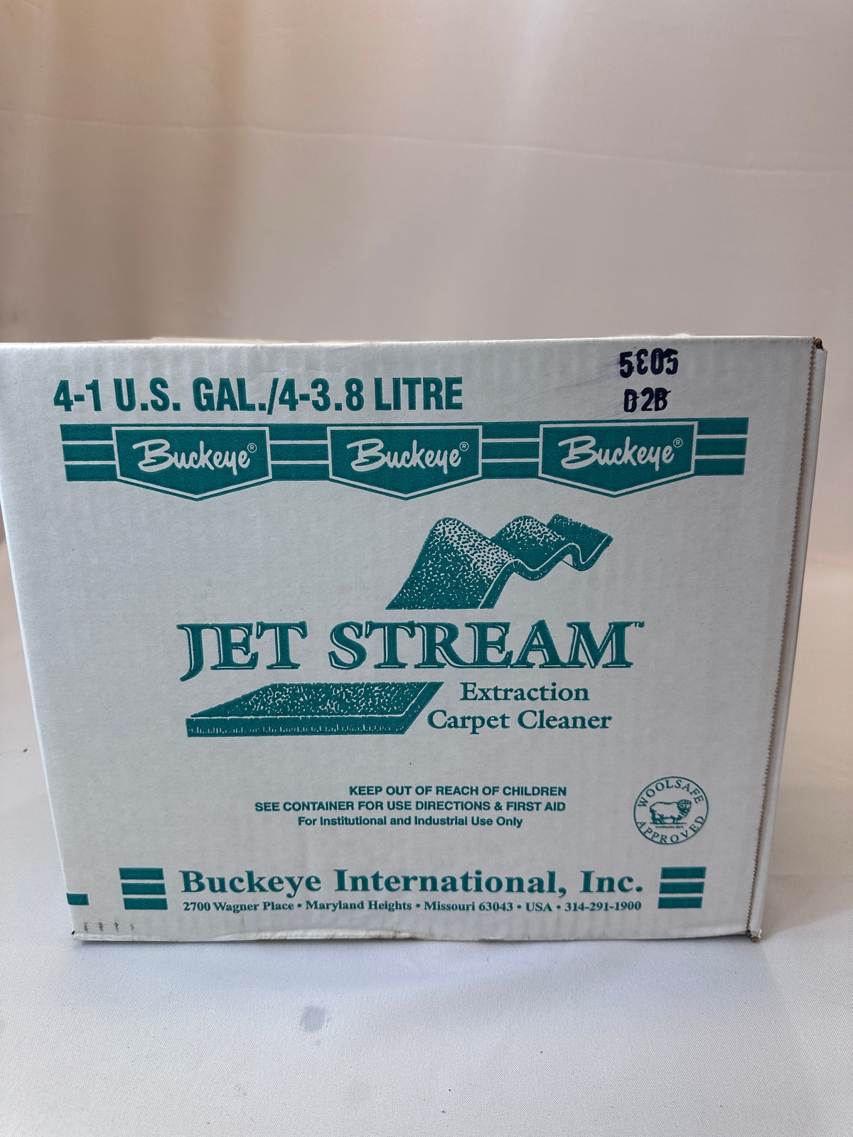 Buckeye® Jet Stream™ Carpet Cleaner – 1 Gallon – Item # BU-5305-1000