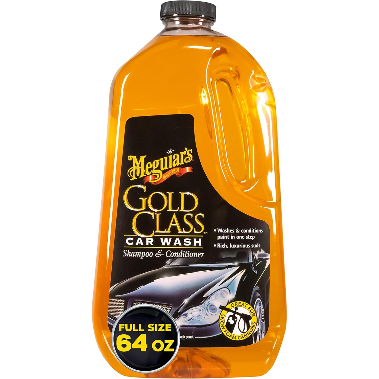 Meguiar’s G7164 Gold Class Car Wash Shampoo & Conditioner , 64 .oz
