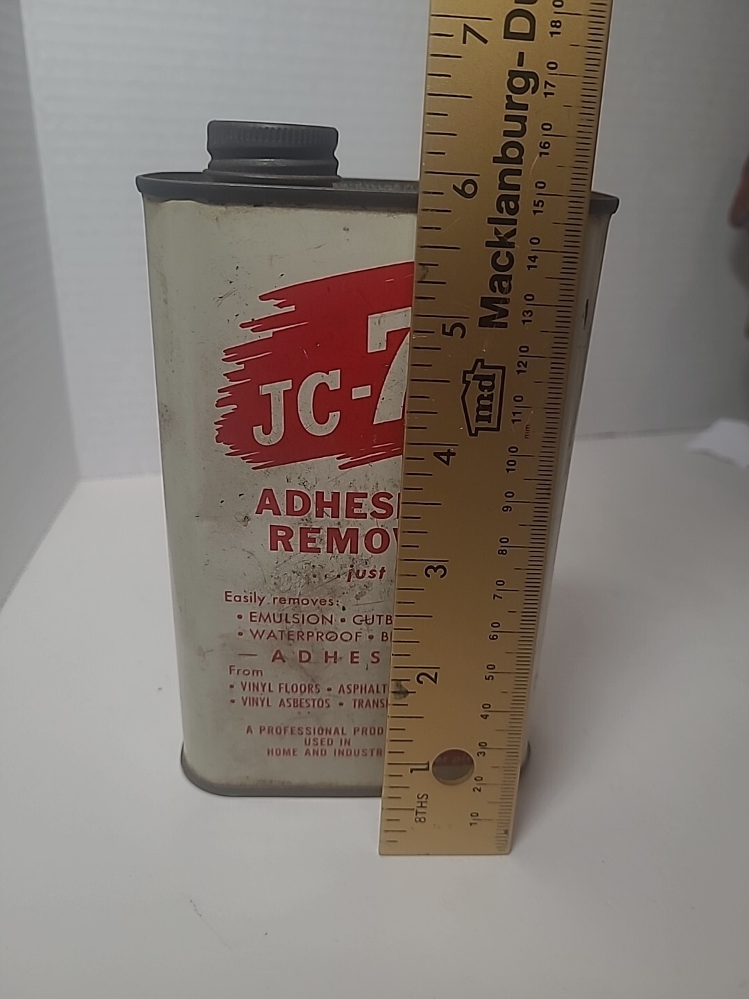 Vintage JC-77 Adhesives Remover MULTI-CARE CORPORATION Vinyl Asphalt Rubber ++