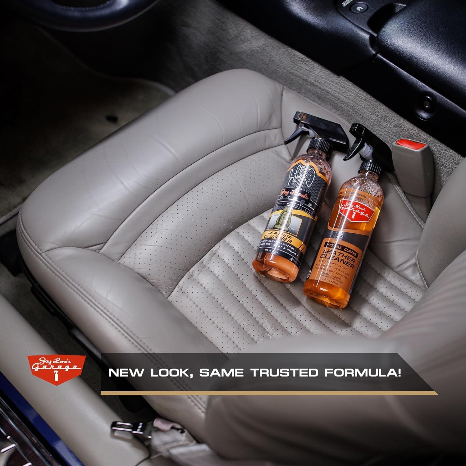 Jay Leno’s Garage Leather Cleaner and Conditioner Car Interior Kit 4pc