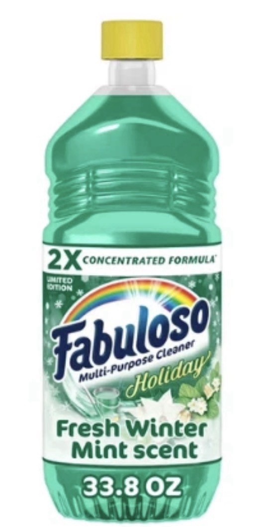 Fabuloso Multi-Purpose Cleaner, 2X Concentrated Formula, Fresh Winter Mint Scent