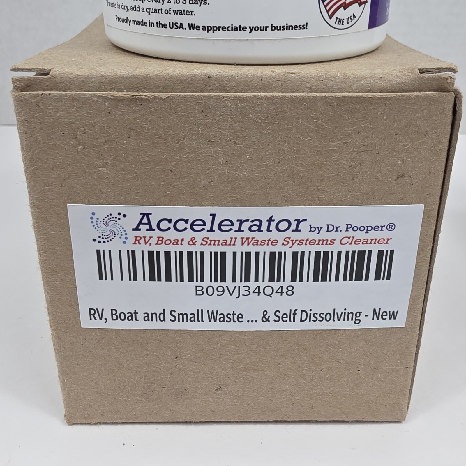 Accelerator By Dr. Pooper – RV Boat Small Waste Systems Cleaner Powder – 3 Pack!