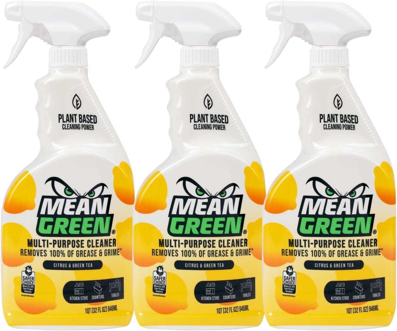 Mean Green Ready-To-Use Multi-Purpose Cleaner, 32oz Spray – 394133 (3-PACK)