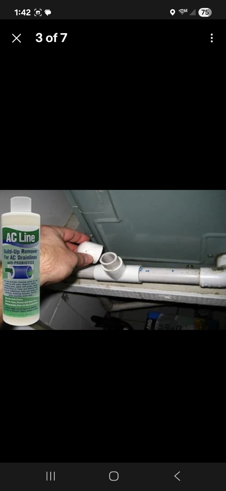 2 Pack AC Drain Line Cleaner HVAC and Condensate Line 8 Fl Oz Bottles