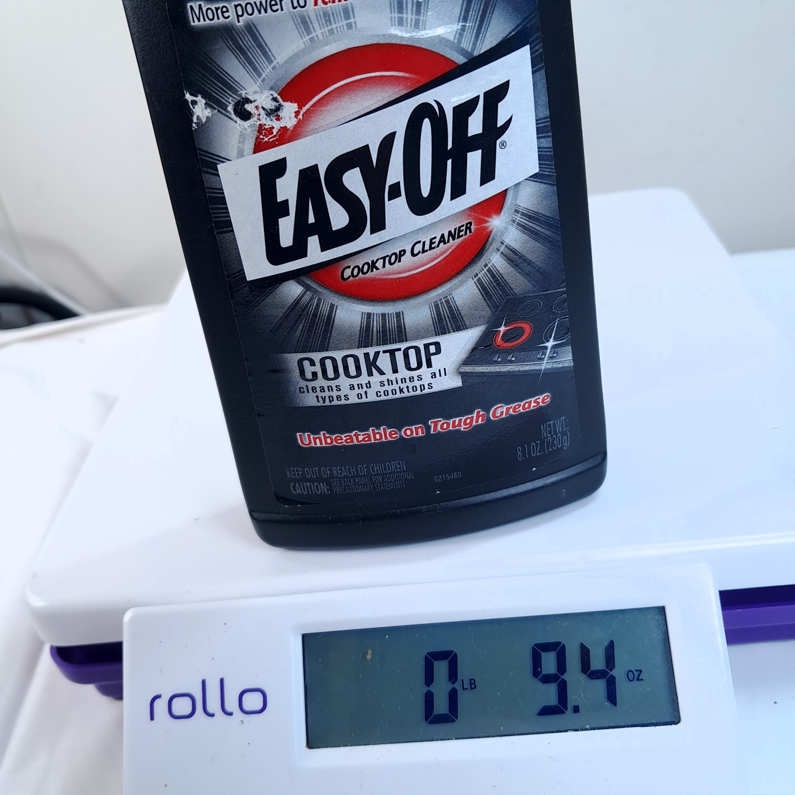 Easy-Off Cooktop Stove Cleaner 8.1oz glass ceramic stoves ranges 2019 USED READ