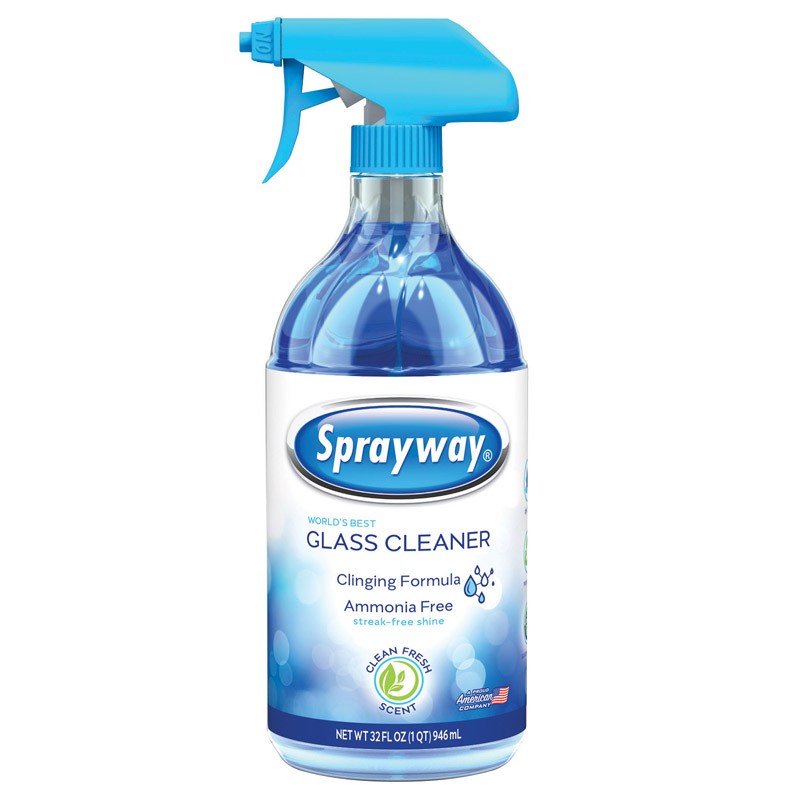 Sprayway SW5000R Original Scent Glass Cleaner Liquid 32 oz. (Pack of 6)