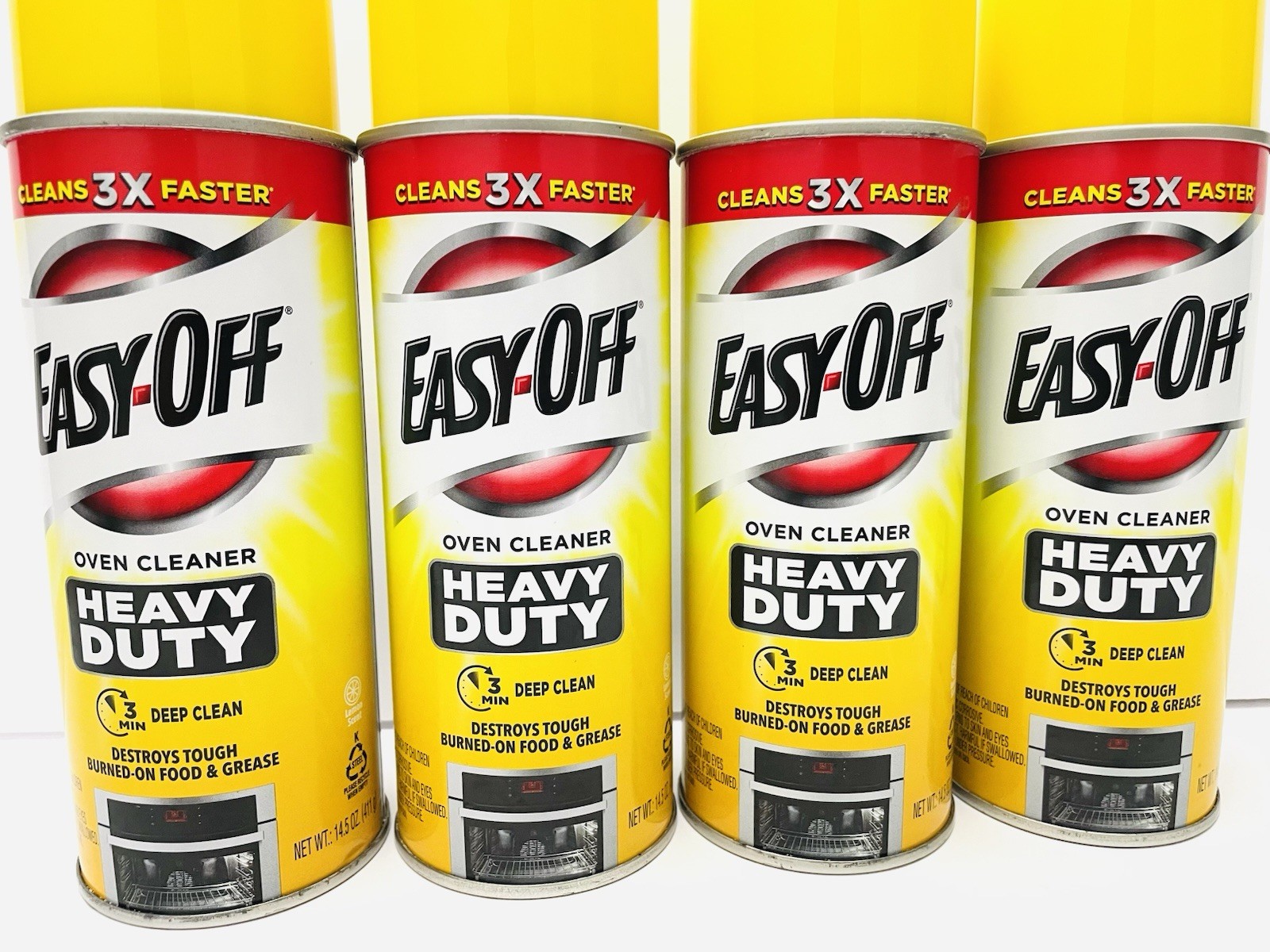 Easy-Off Heavy Duty Oven Cleaner Pack Of 4 14.5 Oz