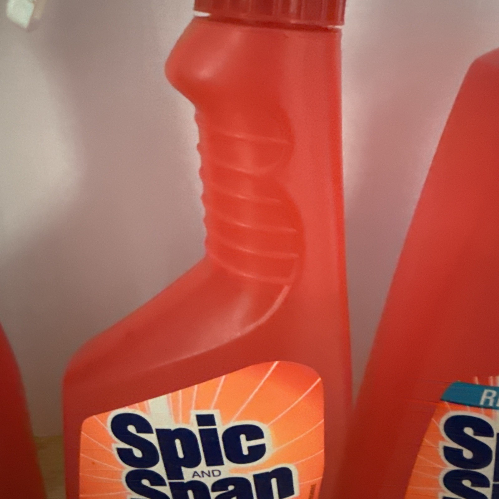 VTG 1993 Spic and Span Cinch 2in1 Glass Surface Cleaner 4 Bottles- 90% Full