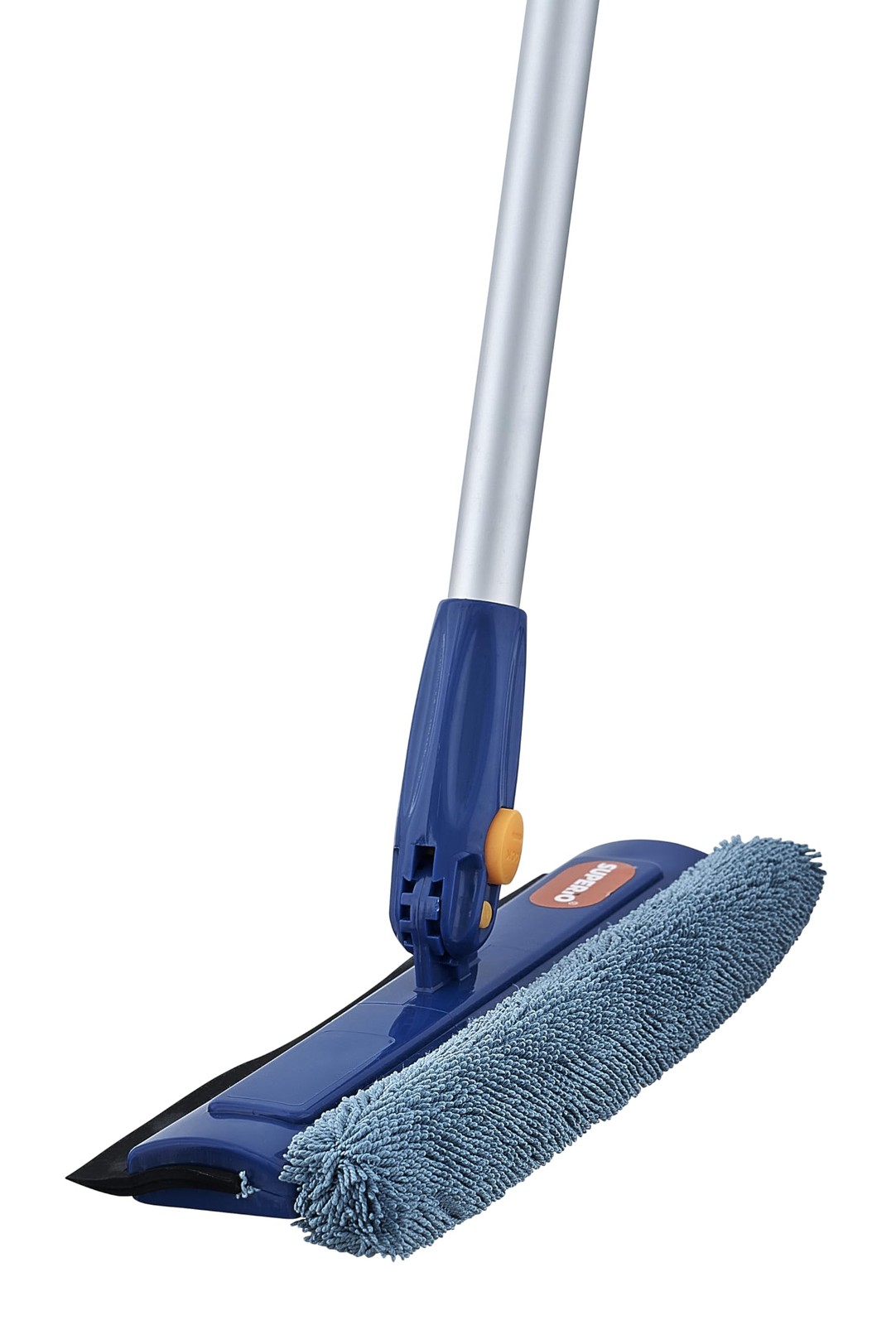 Window Washer And Silicone Squeegee Auto Easy Grip Extendable Handle Microfiber