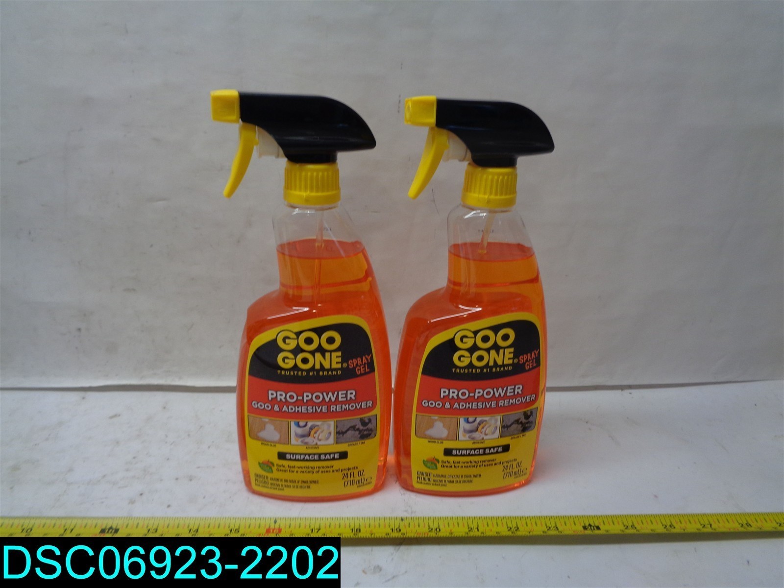 QTY=48oz: (2 X 24oz) Goo Gone Pro-Power Spray Gel Surface Safe Great Cleaner