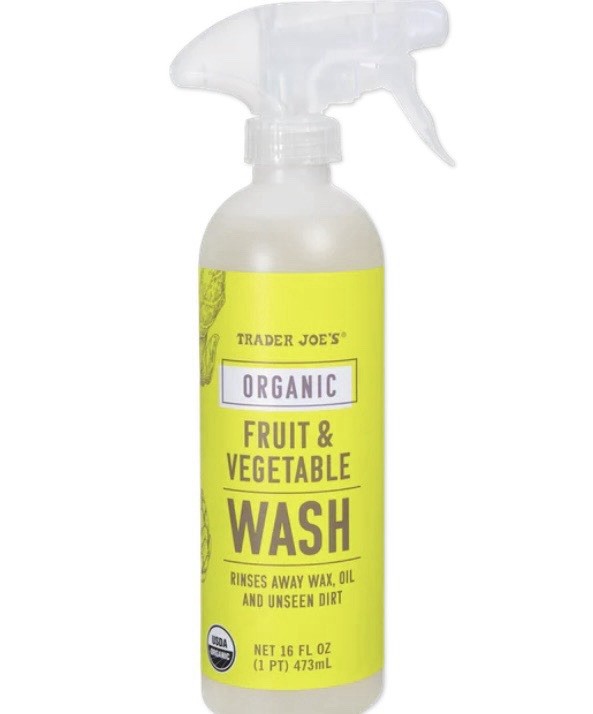 Trader Joe’s Organic Fruit Vegetable Wash 32 Oz