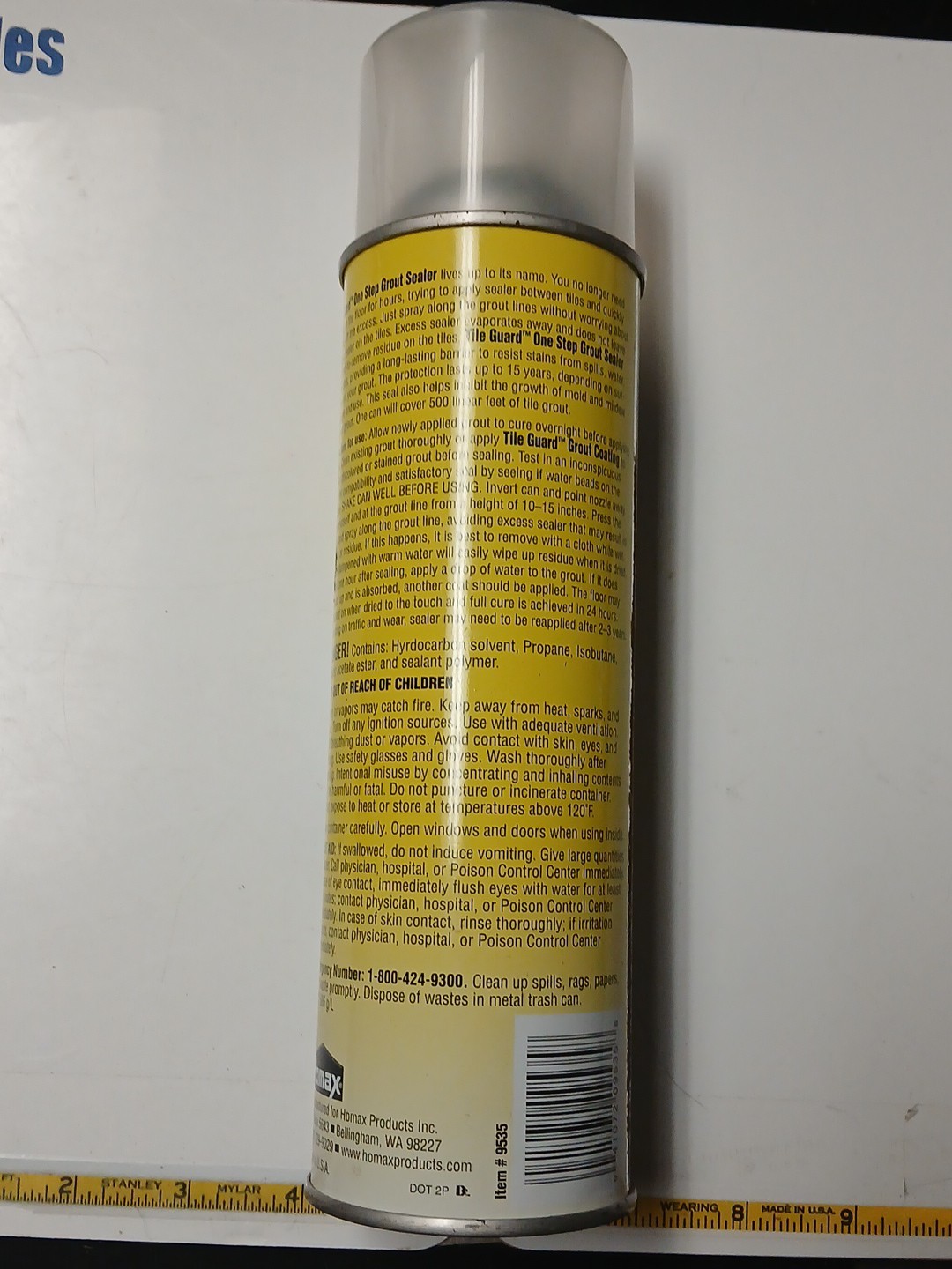 TILE GUARD One Step Grout Sealer 15 oz. Item 9535