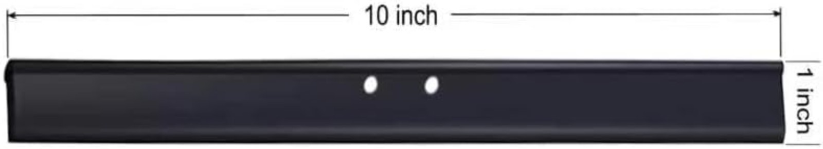 2PCS 10-Inch Silicone Rubber Squeegee Replacement Blades for Effortless Cleaning