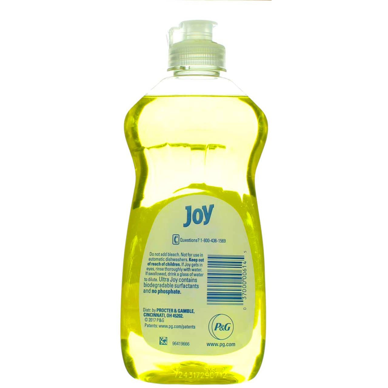 Lemon Scented Dishwashing Liquid 12.60 oz – Pack of 8 for Effective Cleaning