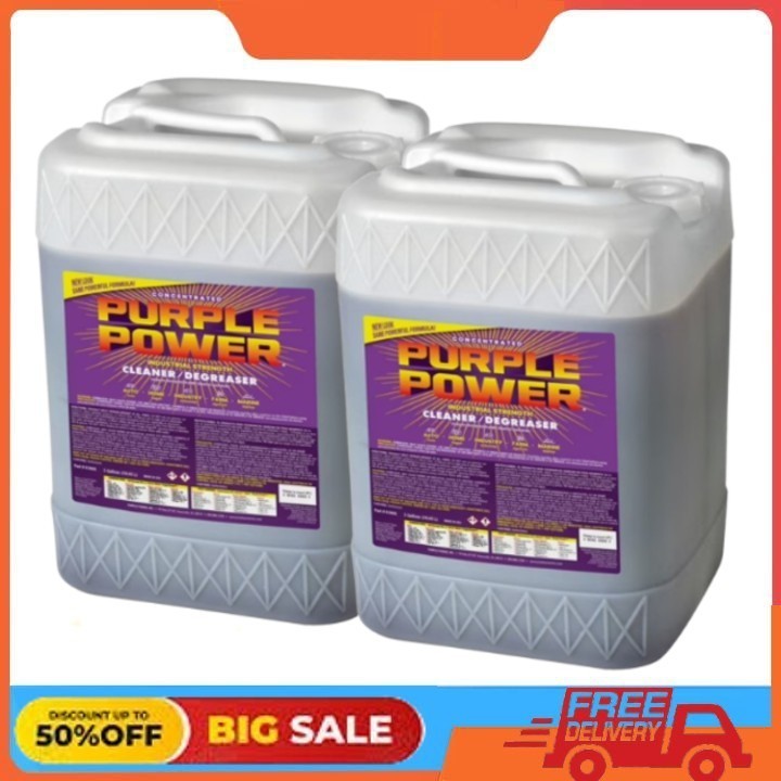 2 Pack Purple Power Industrial Strength Cleaner and Degreaser, 5 Gallon