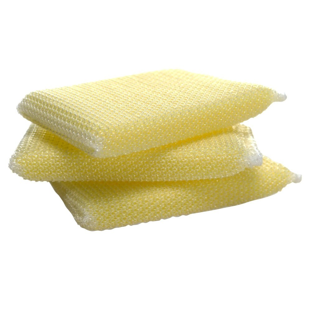 All-Purpose Cleaning Pads Yellow 4 Pack 3 Pads per Pack