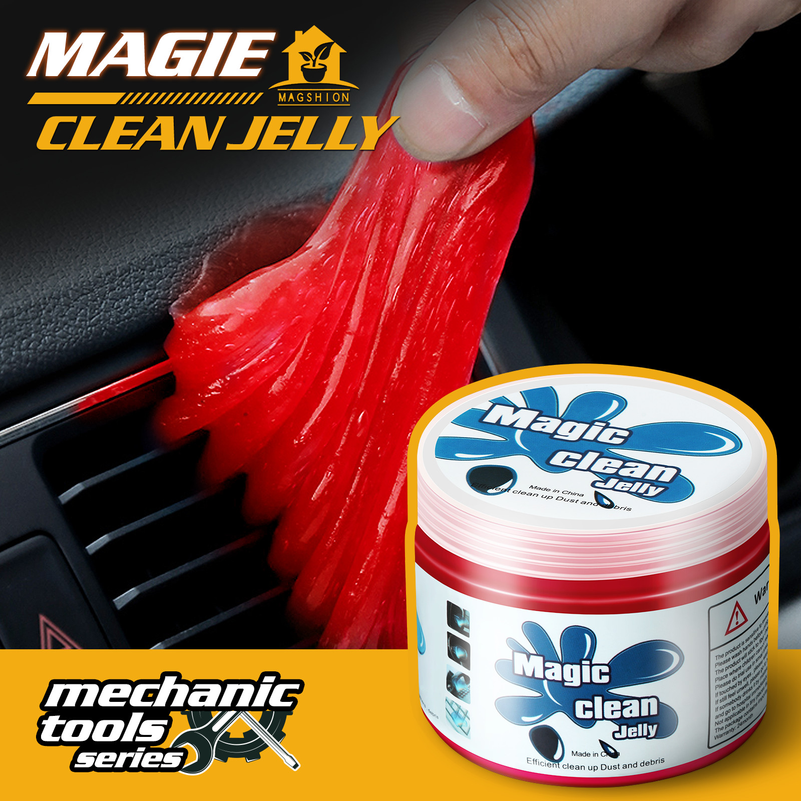 Red Cleaning Gel Jelly Multi Purpose Keyboard Laptop Home Dust Gel Remove Sticky