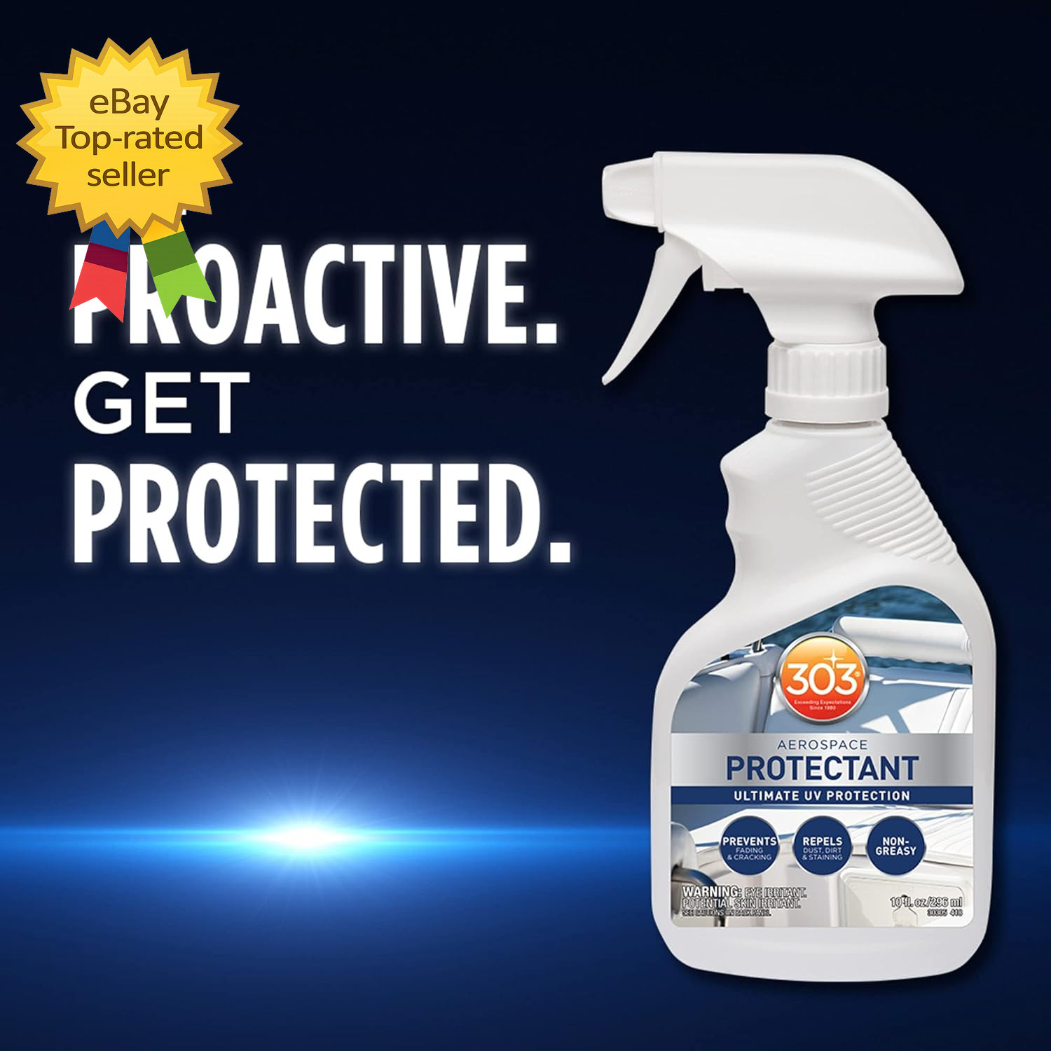 Marine Aerospace Protectant UV Protection Dust Dirt Repellent Matte Finish 10 Oz
