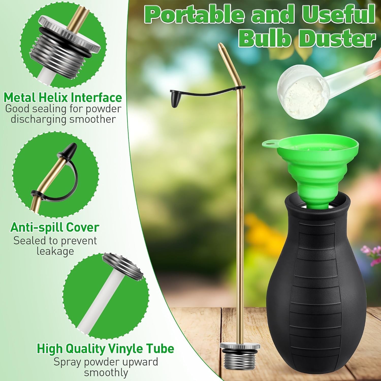 Diatomaceous Earth Powder Duster – Garden Sprayer