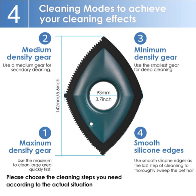 Pet Hair Remover Brush Mini Detailer Tool,For Cleaning Carpets,Sofas,Car cushion