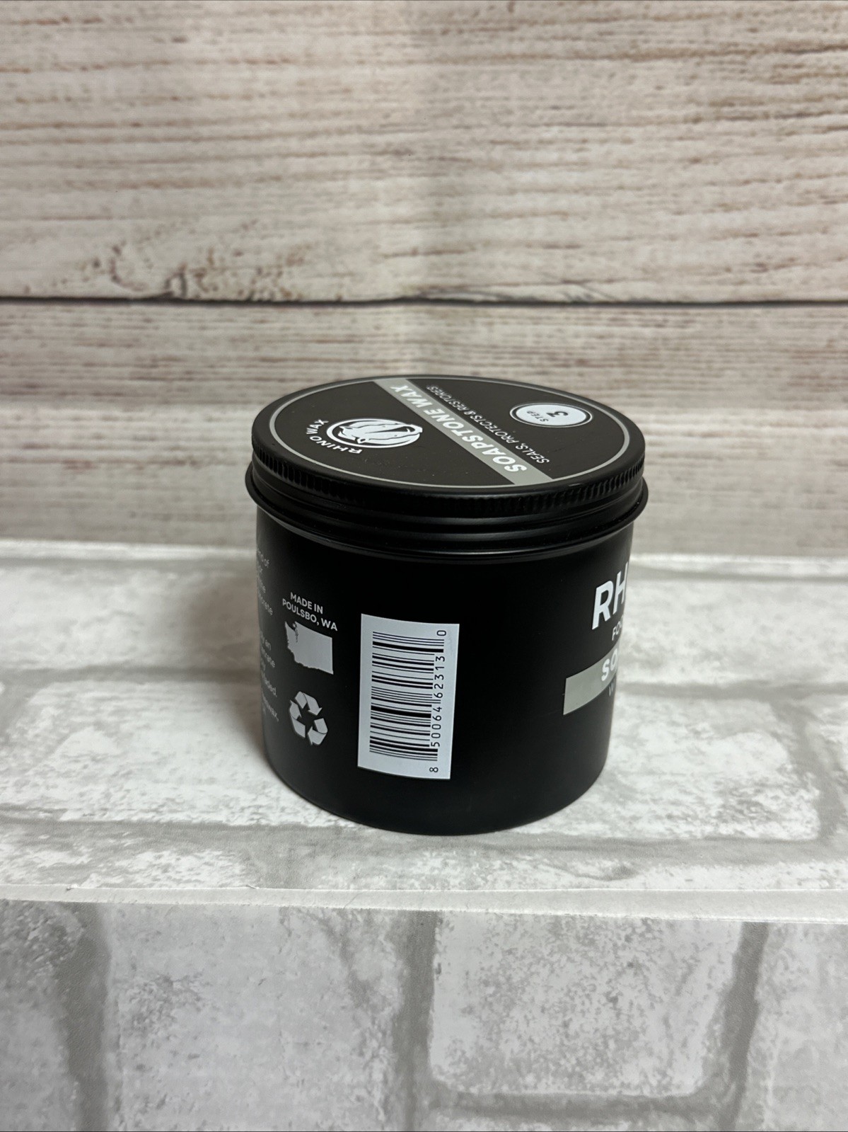 Rhino Wax Soapstone Wax Oil Sponge Combo Food Safe Plant Based Essential Oils