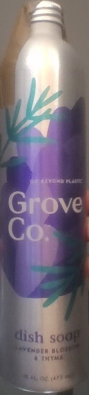 Grove Co Dish Soap 16 fl oz (473 mL) Lavender Blossom & Thyme