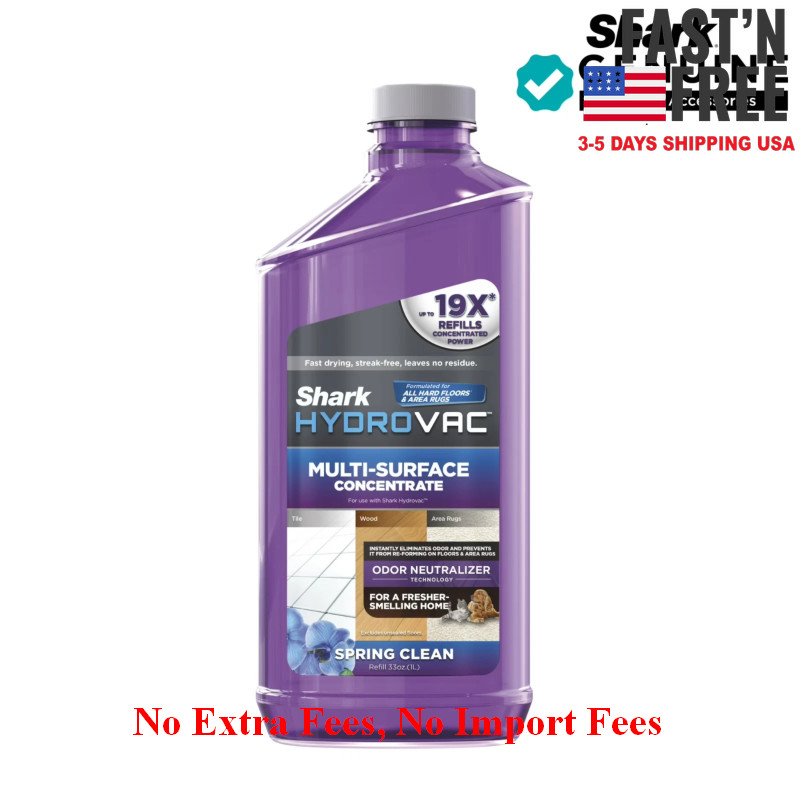 2 Pack Shark Hydro Multi-Surface Concentrate for Shark Hydro Wet & Dry Cleaners