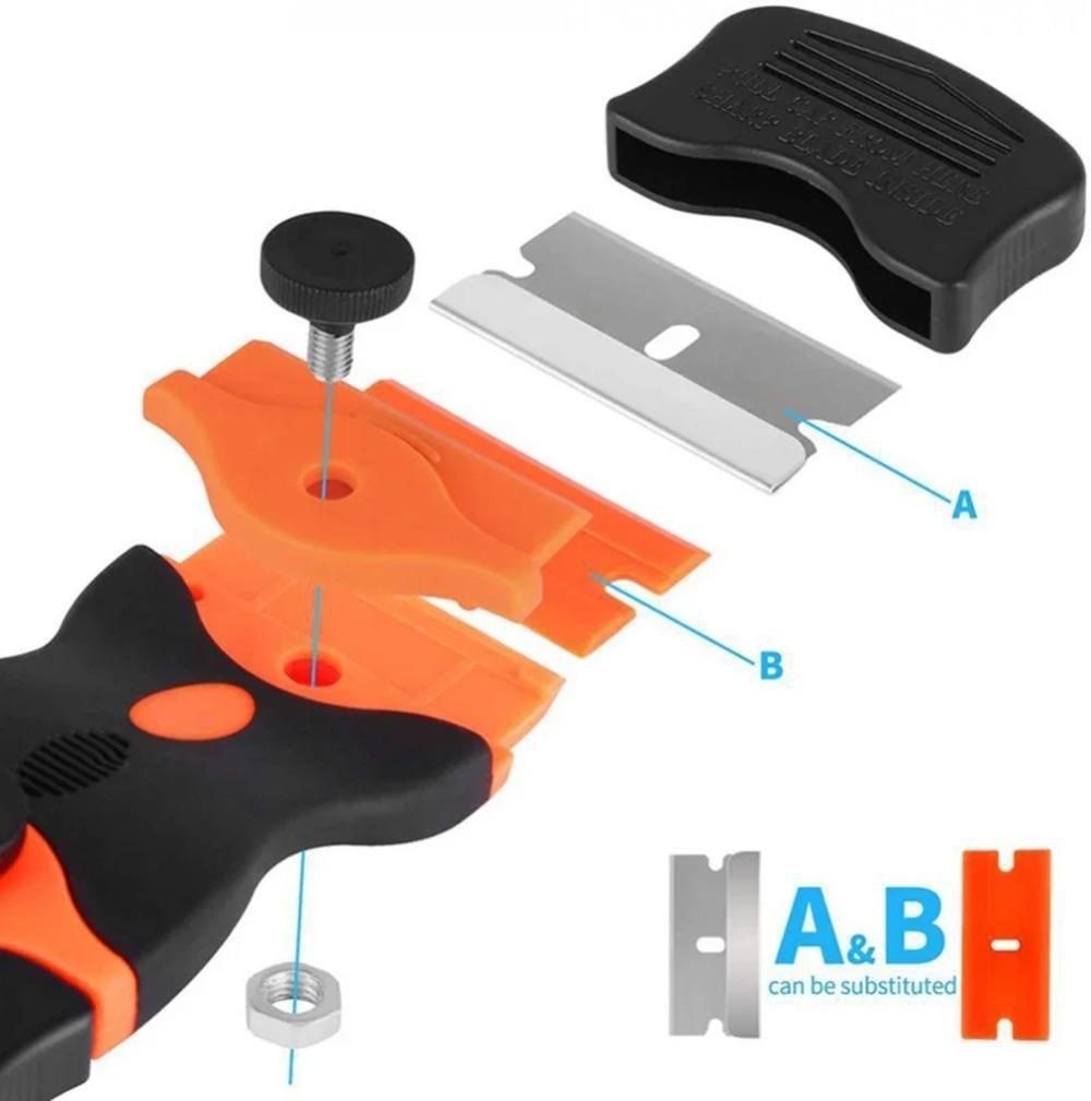 Glass Scraper Cleaning Tool – Multipurpose Window Cleaner for Car Film, Ceramic