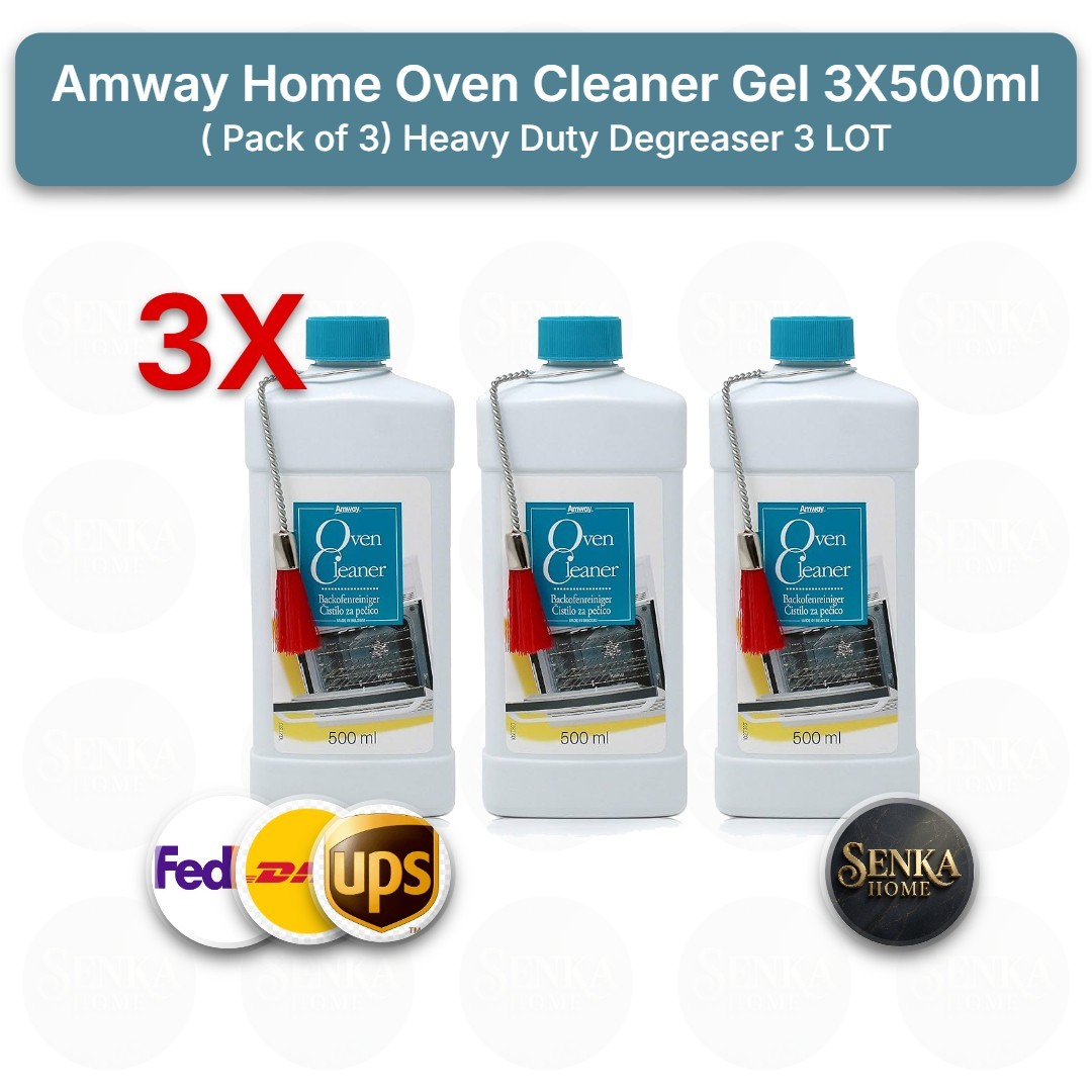Amway Home Oven Cleaner Gel 3X500ml ( Pack of 3) Heavy Duty Degreaser 3 LOT