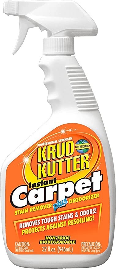 KRUD KUTTER CR32 Carpet Cleaner Stain Remover 32 Fl Oz Bottle
