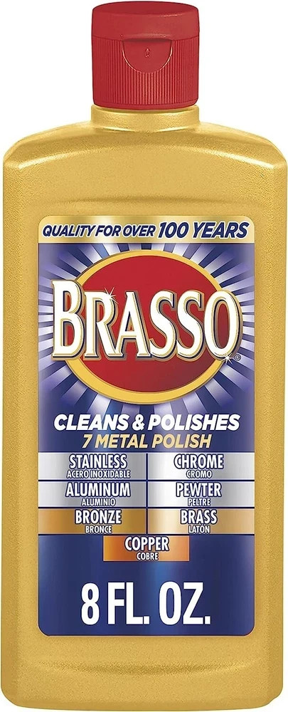 NEW Brasso-2660089334 Multi-Purpose Metal Polish, 8 oz(FAST SHIPPING)