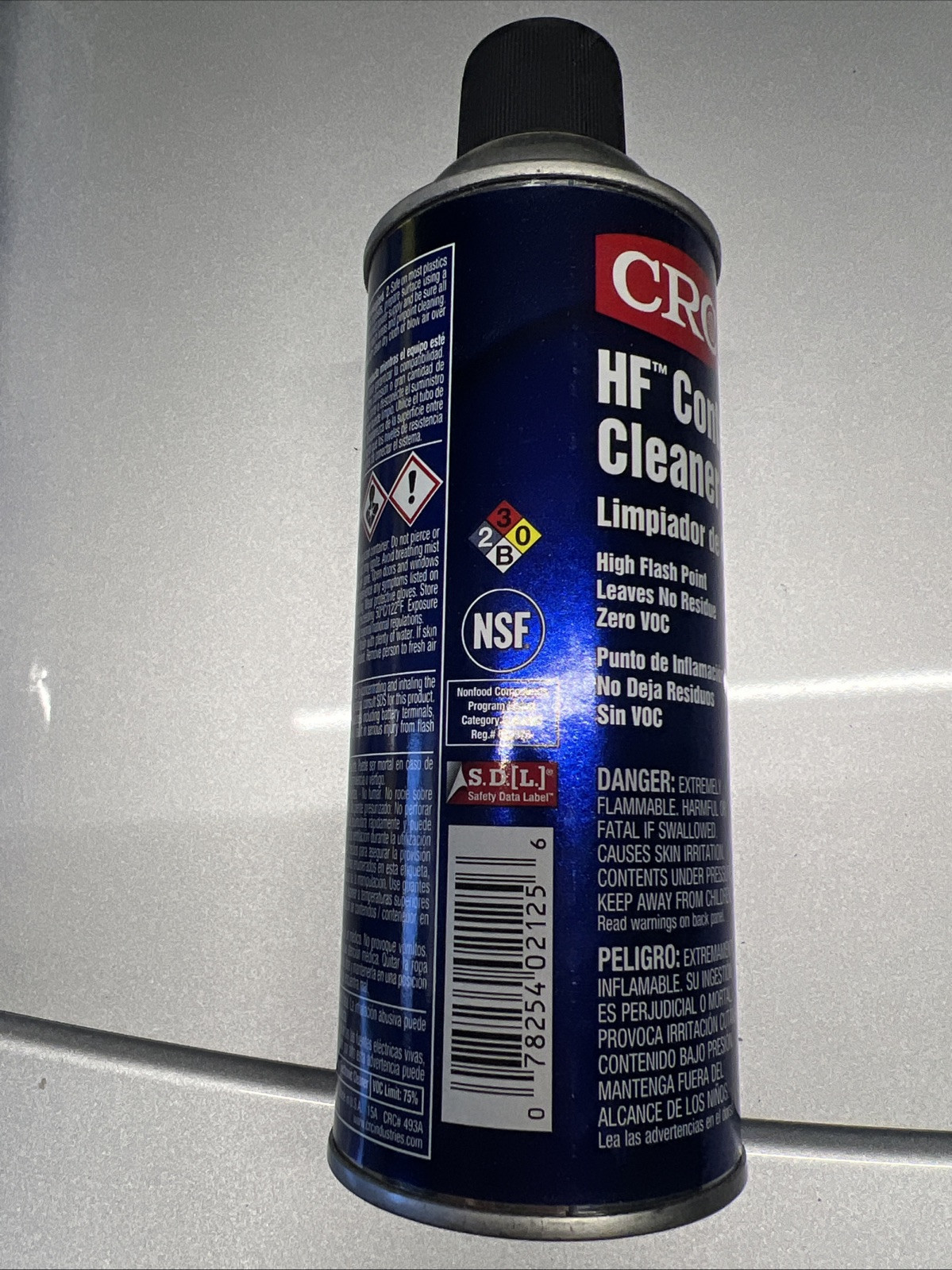 HF Contact Cleaner 02125 11oz High flash point Electronics Cleaner, NSF zero VOC