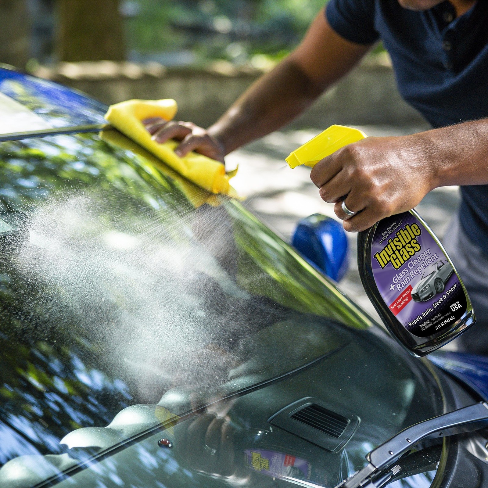 92184-3PK Glass Cleaner + Rain Repellent 2-in-1 Windshield and Window Spray, …