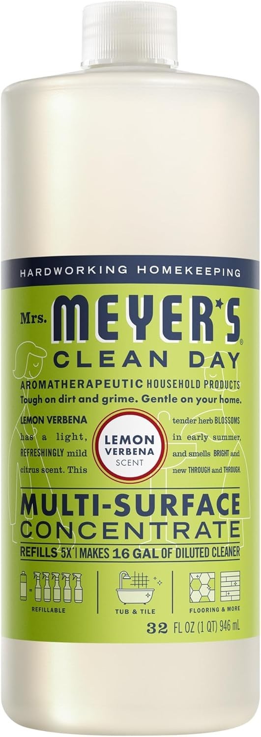 Concentrated Cleaning Power: Mrs. Meyer’s Lemon Verbena Multi-Surface Solution