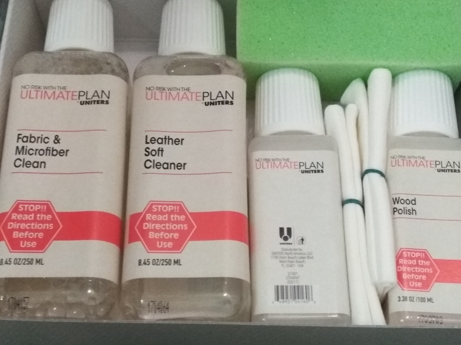 ULTIMATE PLAN Furniture CLEANING KIT Leather Wood Fabric, Uniters