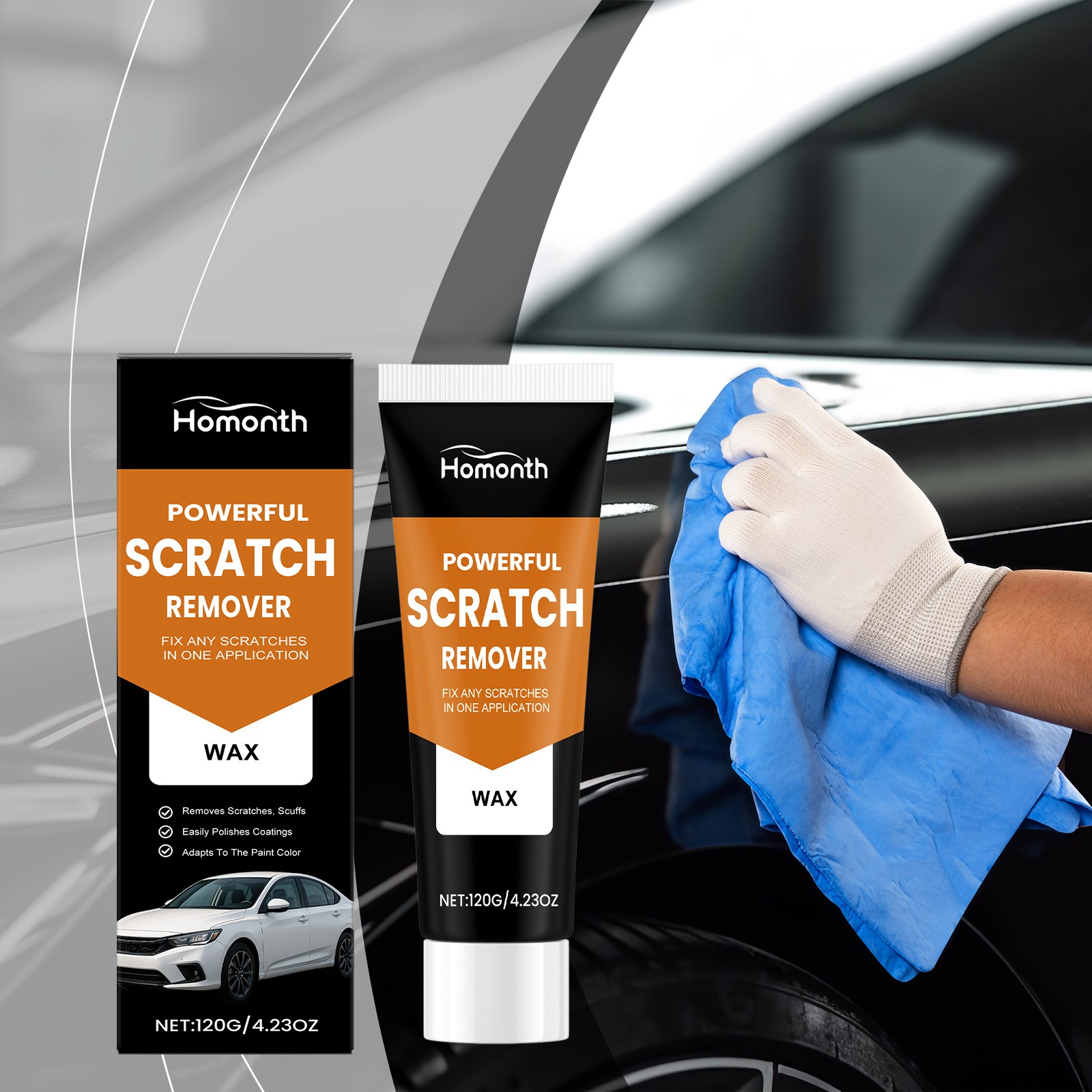 Automotive Paint Care Cream – Nano Coating Scratch Gloss Maintenance 🧼