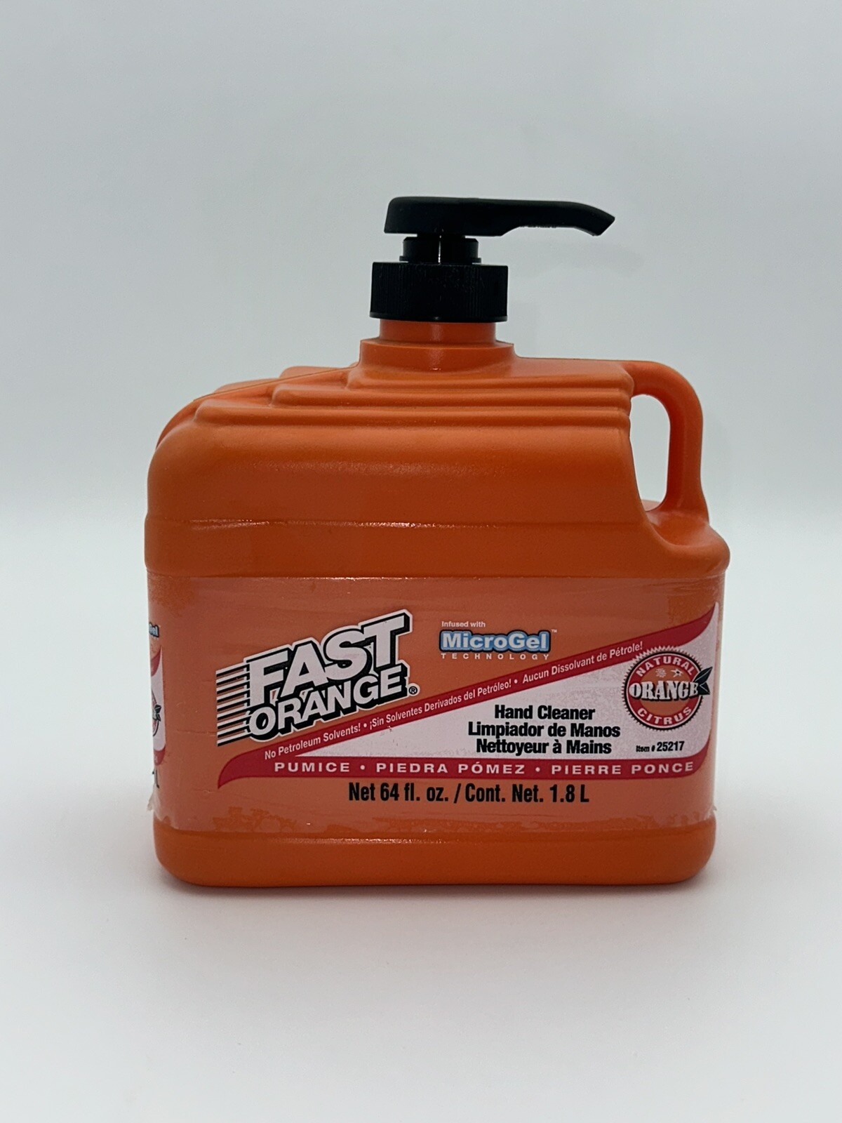 Fast Orange Permatex 25217 Pumice Lotion, Heavy Duty Hand Cleaner 64 Fl Oz-1pk