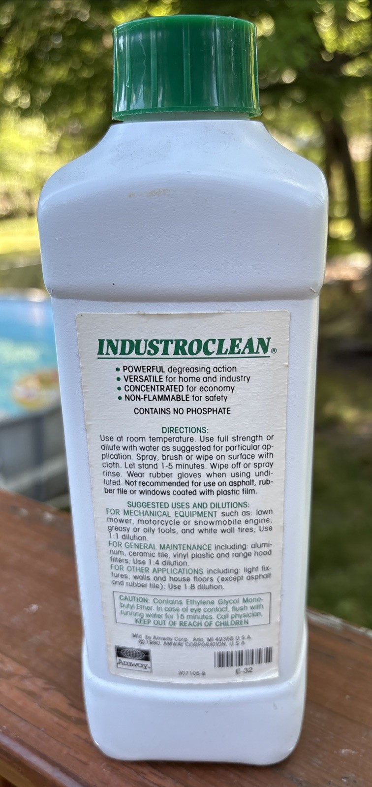 Vintage Amway Industro-Clean Heavy Duty Cleaner 33.8oz, New Unsealed