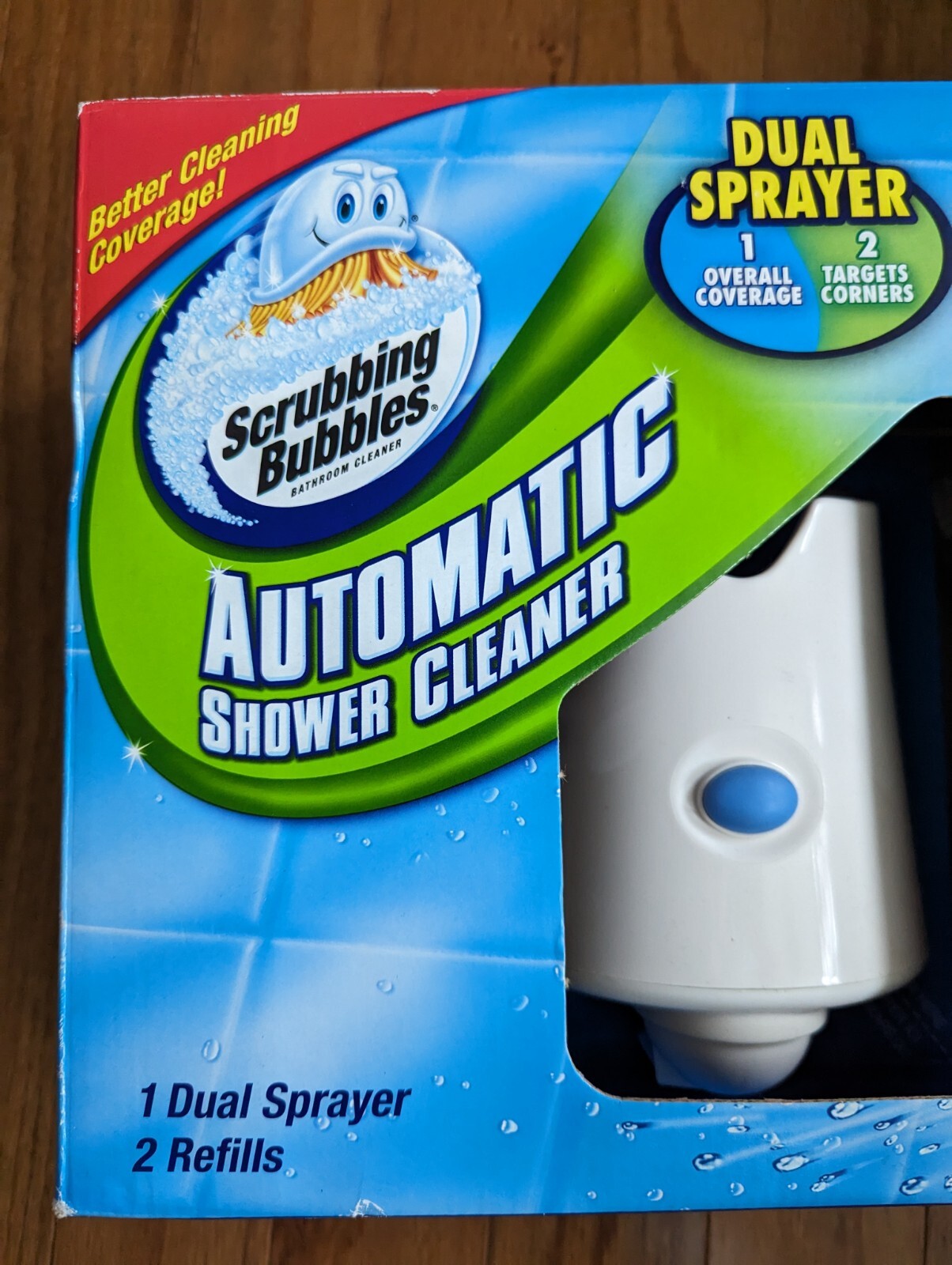 Scrubbing Bubbles Automatic Shower Cleaner Sealed 2 Bottles Solution Refill NOB