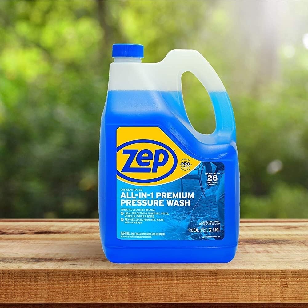 Zep Commercial All-in-1 Premium Pressure Washing Concentrate, 172 Fl. Oz.