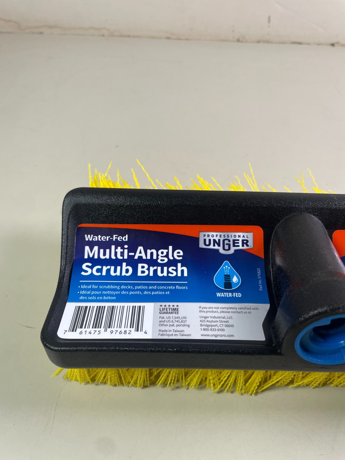 Unger Multi-Angle Scrub Brush Cleaning Brush 10″ Brush