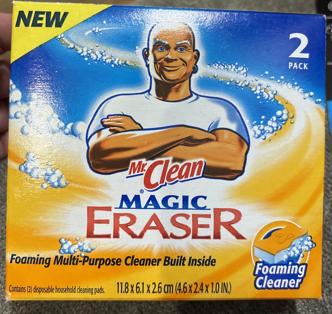 Mr. Clean Magic Eraser – Foaming Cleaner – 2 Pack –