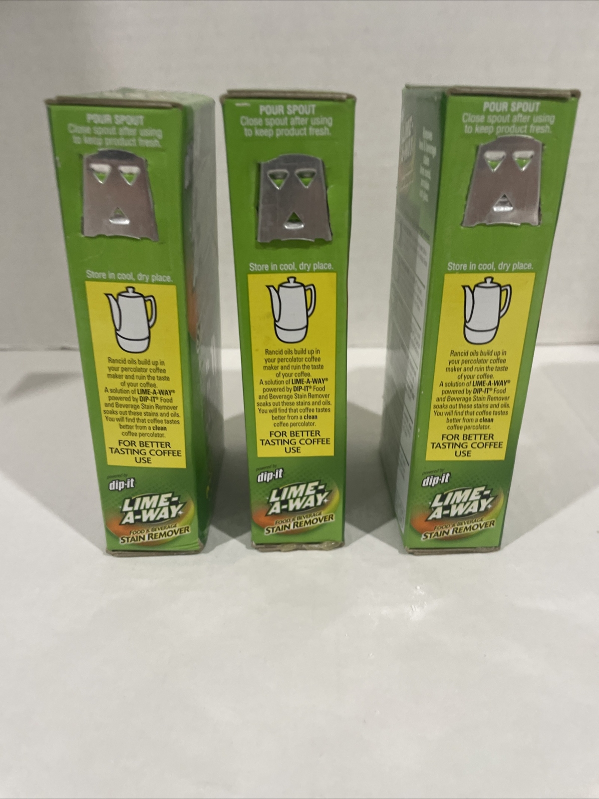 3 Dip-It Lime A Way Food & Beverage Stain Remover 5oz Powder is Partially Hard