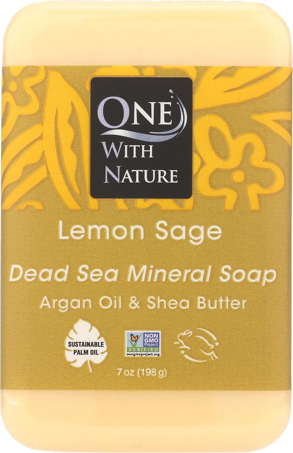 ONE WITH Lemon Sa Bar Soap, 7 OZ